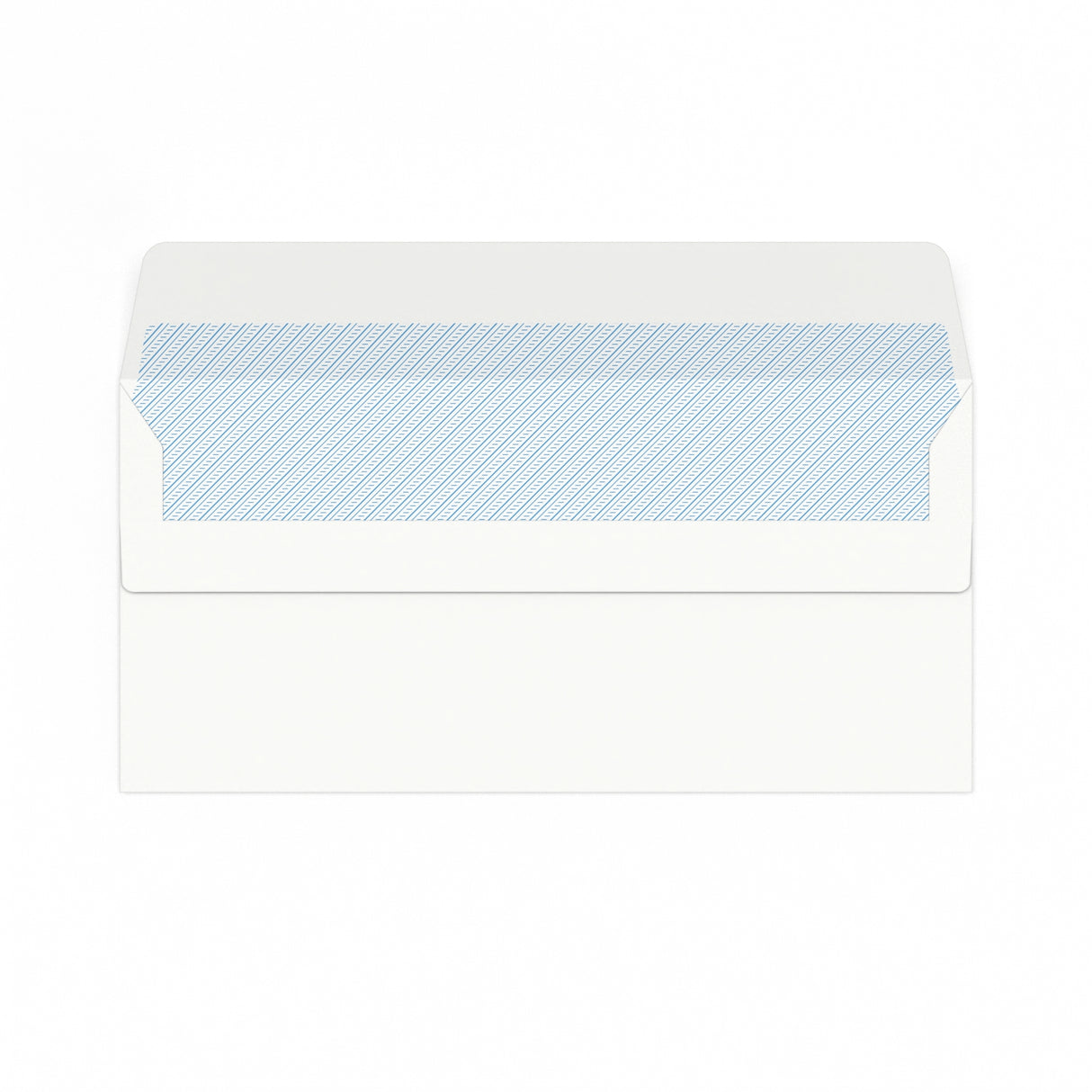 DIN Lang Weißer Briefumschlag mit Innendruck 100GSM (110 x 220mm)