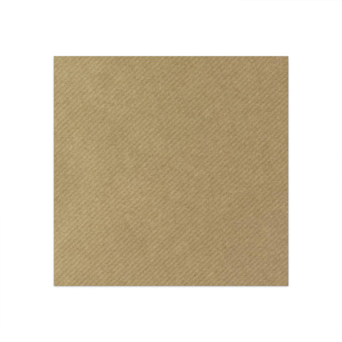 Gerippter Kraftpapier-Briefumschlag 130x130 mm