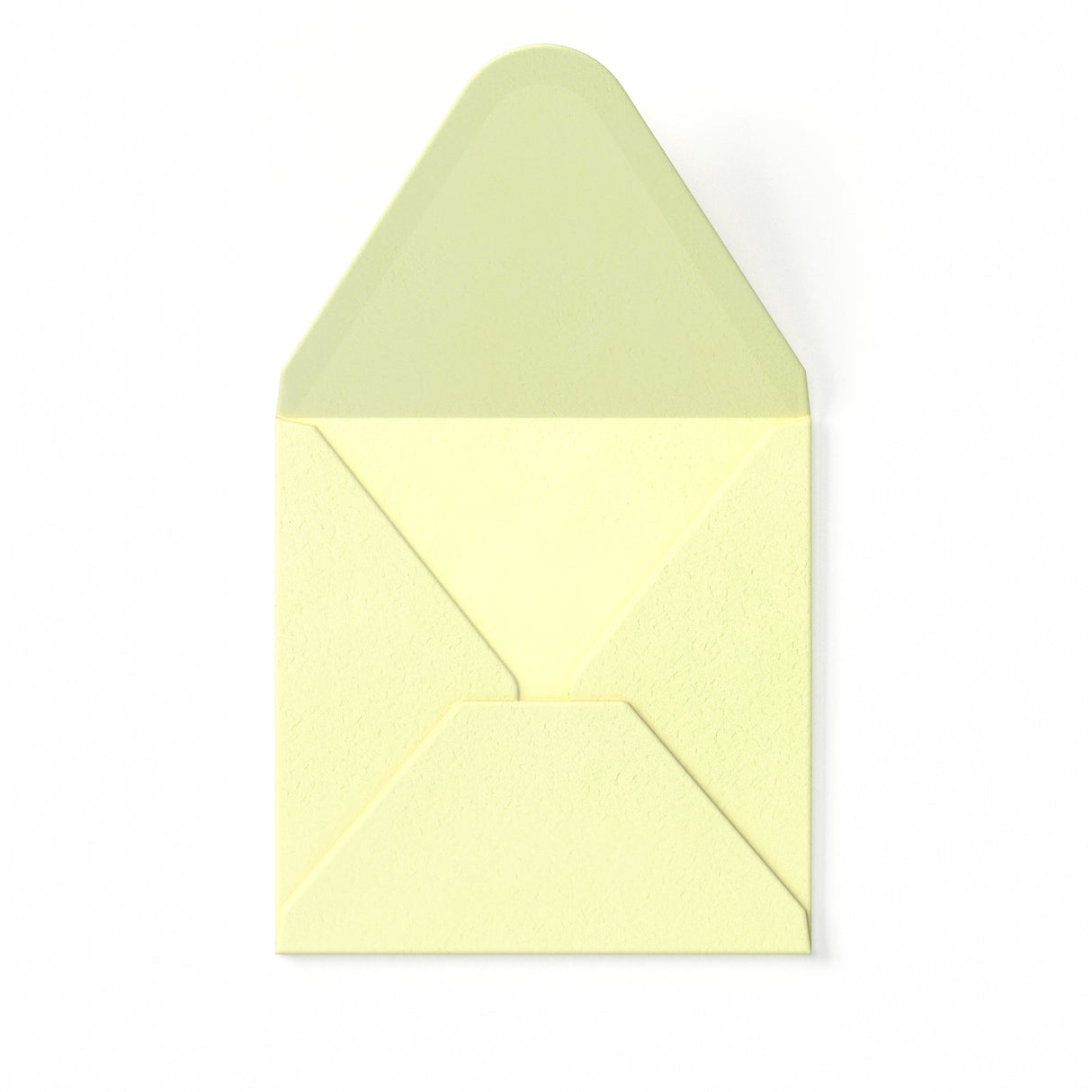 Briefumschlag Elfenbein gehämmert 110 x 110 mm