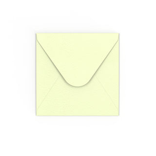 Briefumschlag Elfenbein gehämmert 130 x 130 mm
