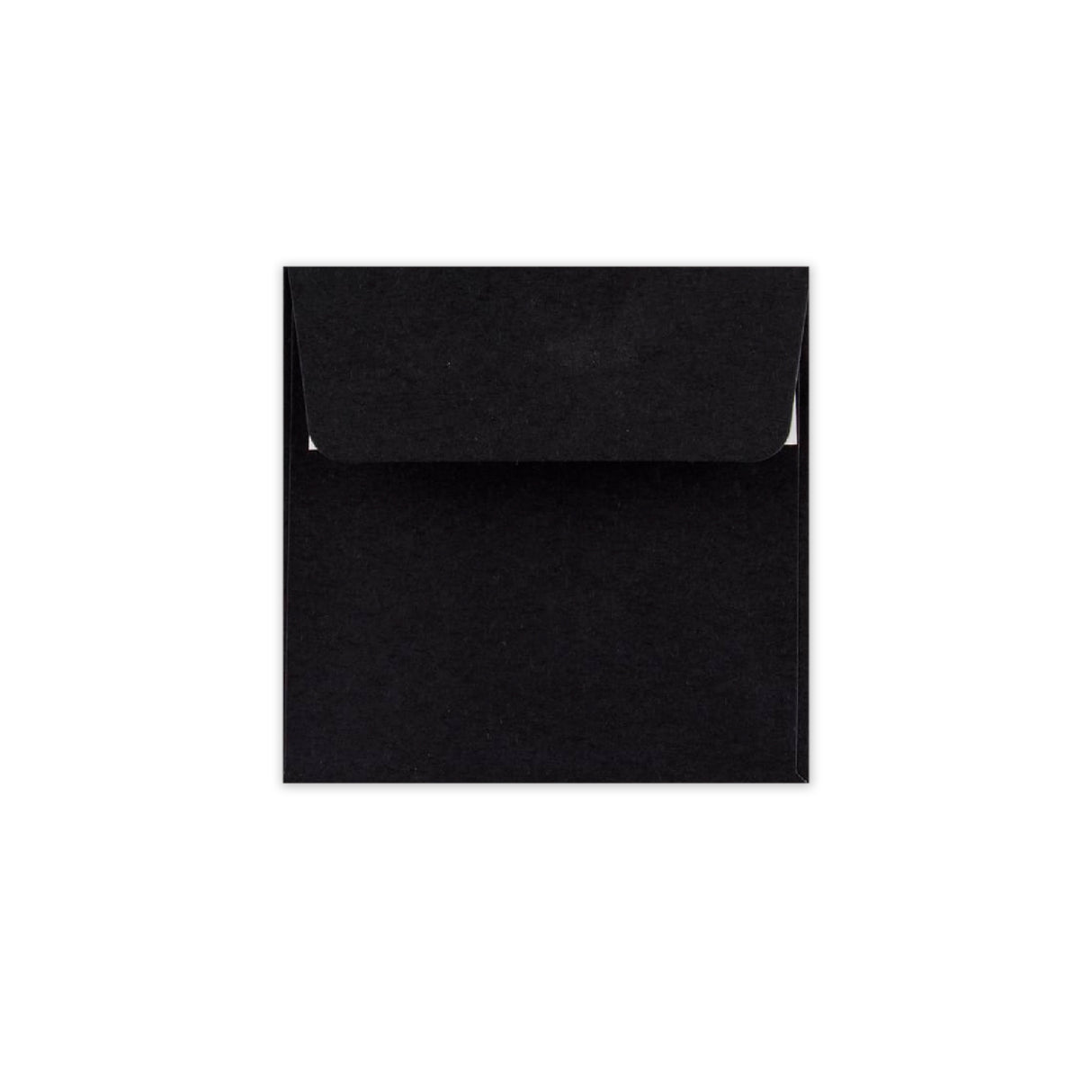 Schwarzer Briefumschlag 100x100 mm
