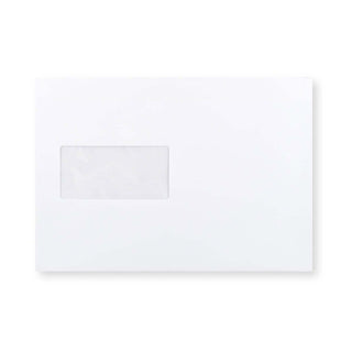 Weißer Briefumschlag mit Fenster 162x229 mm (C5)
