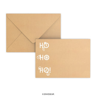 Weihnachtsbriefumschlag HO HO HO