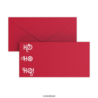 Weihnachtsbriefumschlag HO HO HO