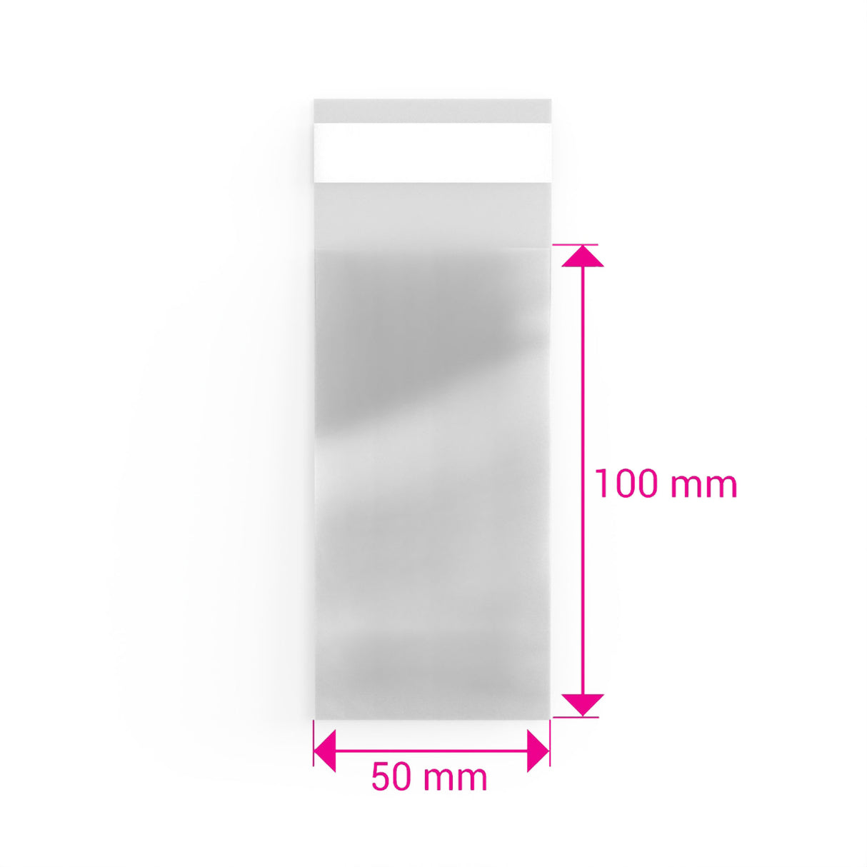 Zellophan-Beutel ohne Kopflasche