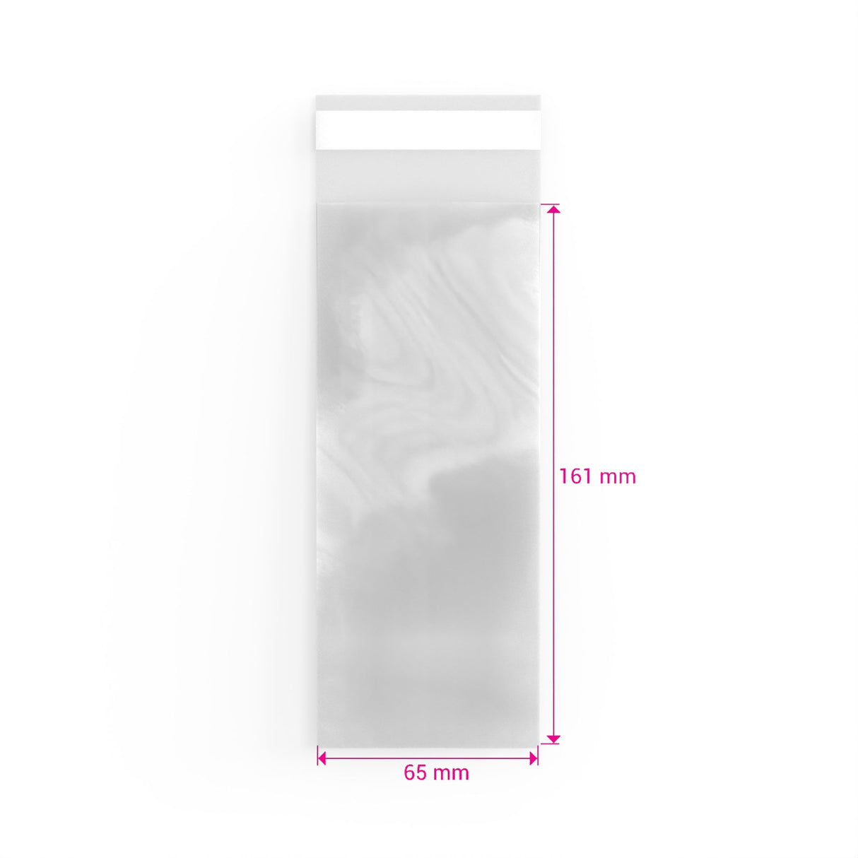 Zellophan-Beutel ohne Kopflasche