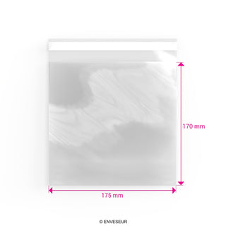 Zellophan-Beutel ohne Kopflasche