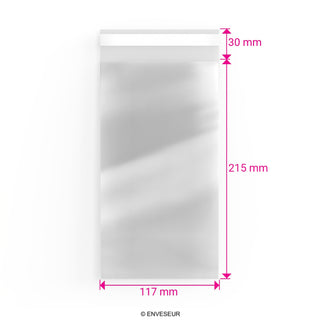 Zellophan-Beutel ohne Kopflasche