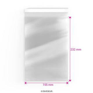 Zellophan-Beutel ohne Kopflasche