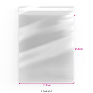 Zellophan-Beutel ohne Kopflasche