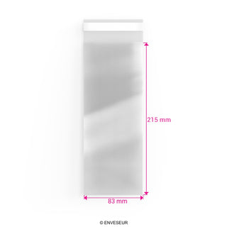 Zellophan-Beutel ohne Kopflasche