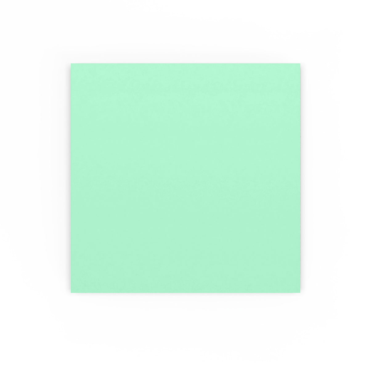 Jadegrüner Umschlag 155x155 mm