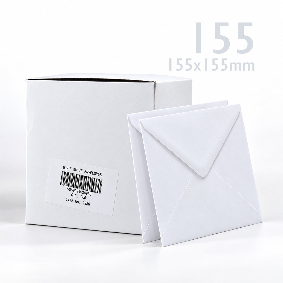 Weiße Umschläge 100 g/m² Pack mit 200 Stück