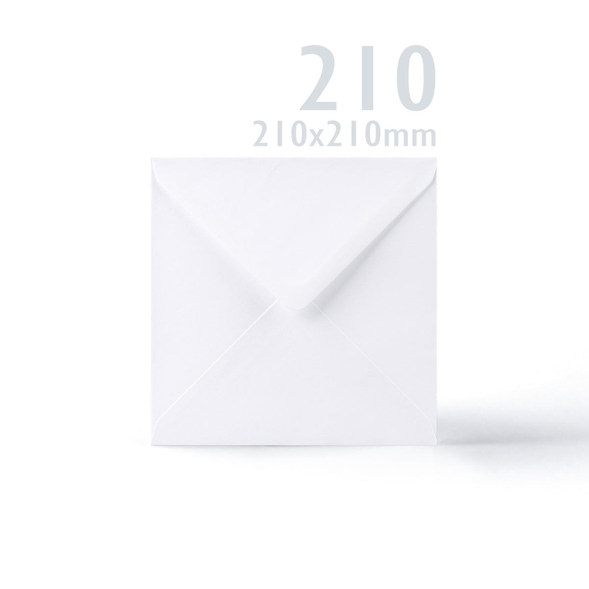 Glattweiße Karten 300 g/m² und Kuverts 100g/m² – Packung