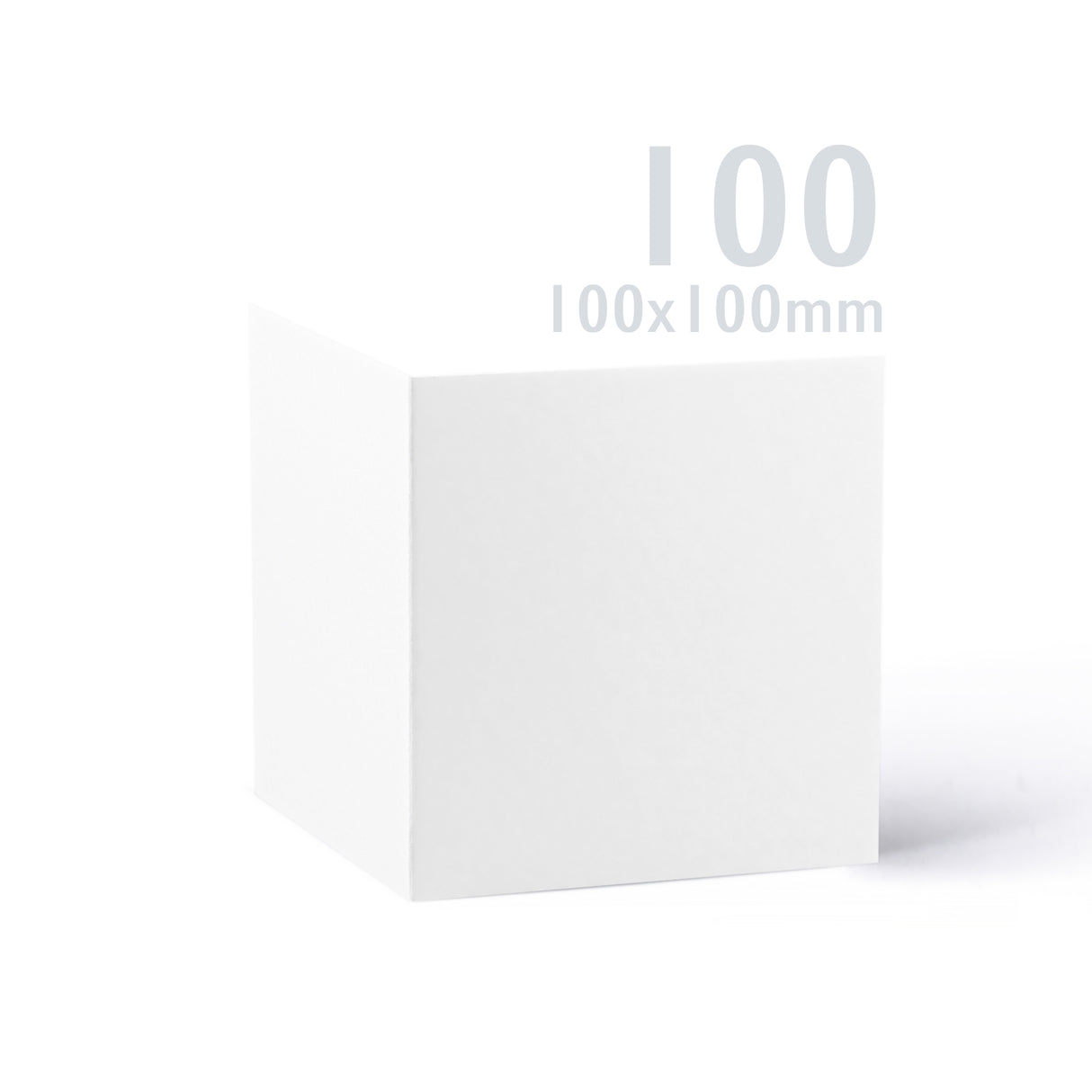 Glattweiße Karten 250 g/m² und Briefumschläge 100 g/m² – Packung