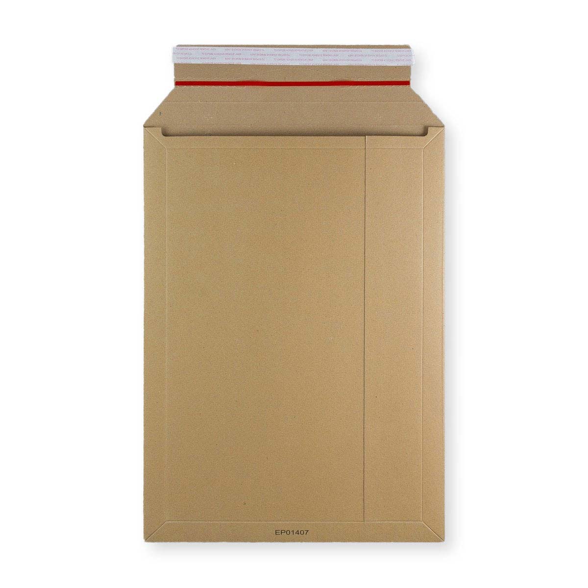 Manila Versandtasche aus stabiler Vollpappe mit Aufreißband 445x310 mm