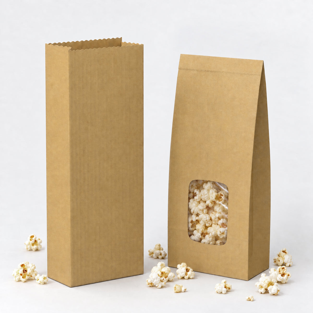 Kraftpapiertüten für Lebensmittel