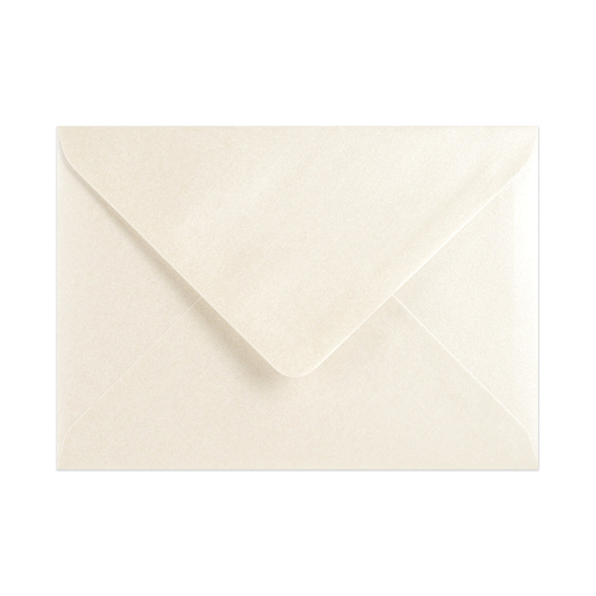 Austernfarbener Briefumschlag - Diamant-Klappe 125x175 mm (B6)