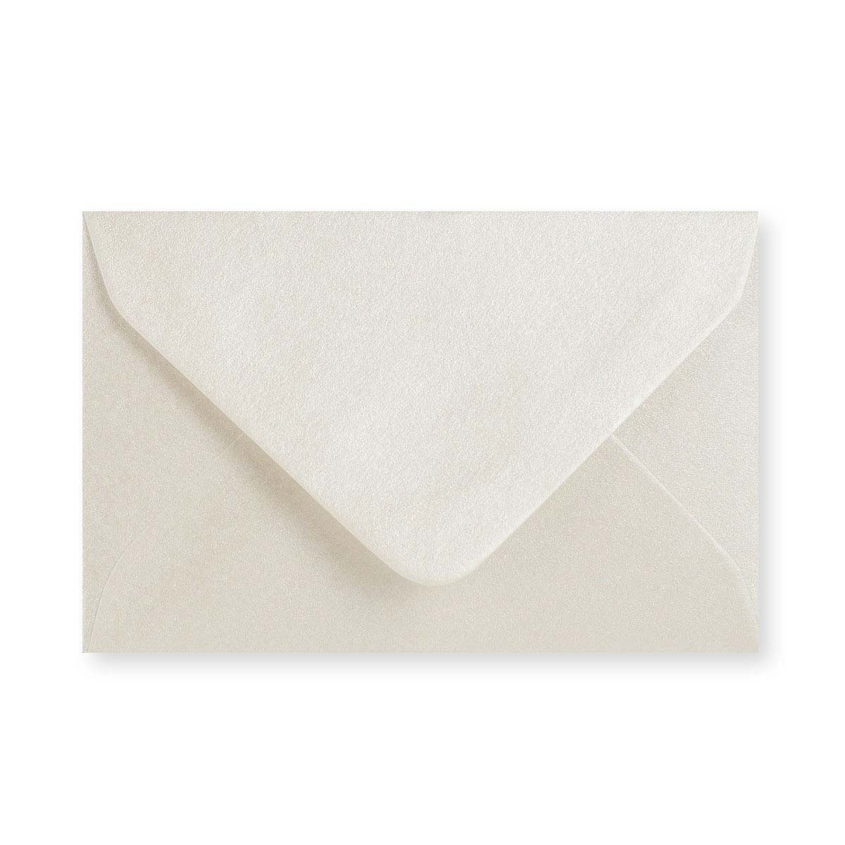 Austernfarbener Briefumschlag - Diamant-Klappe 62x94 mm
