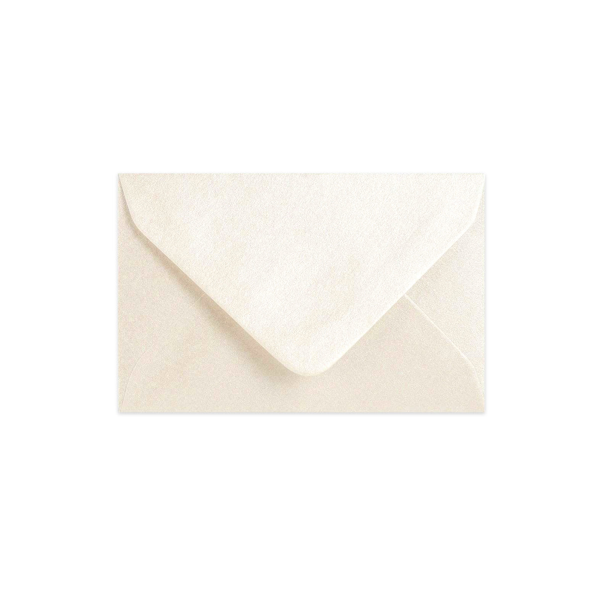 Austernfarbener Briefumschlag - Diamant-Klappe 62x94 mm