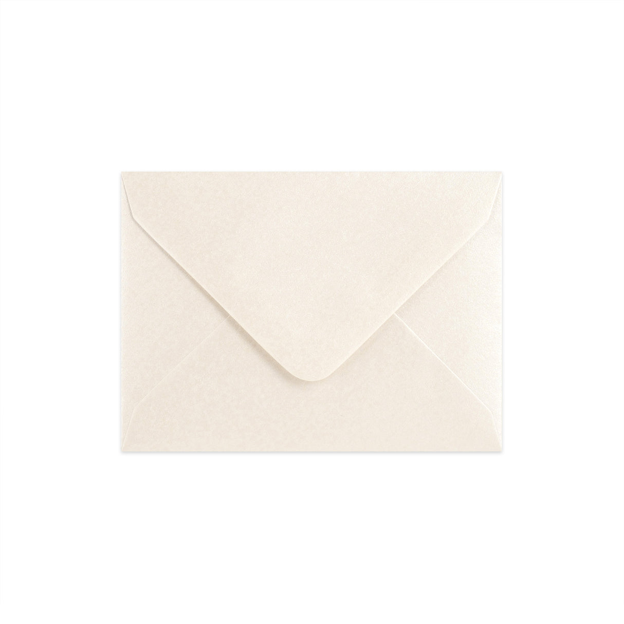Austernfarbener Briefumschlag - Diamant-Klappe 82x113 mm (DIN C7)