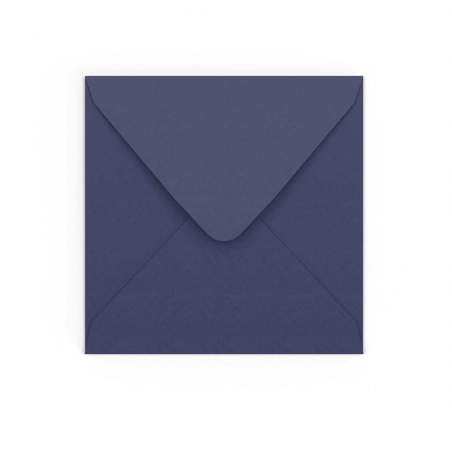 Dark Blue Gummed V-Flap Envelope (155 x 155mm)