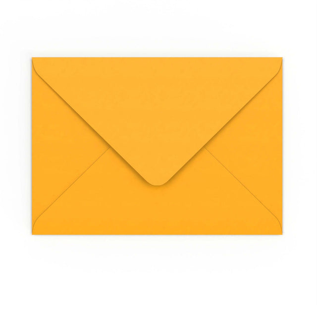C5 Dark Yellow Gummed V-Flap Envelope (162 x 229mm)
