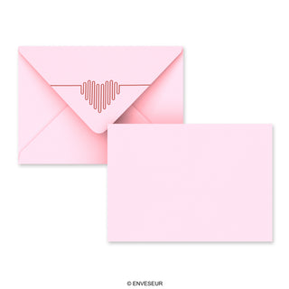 Valentinstag-Briefumschläge ”Herzschlag”