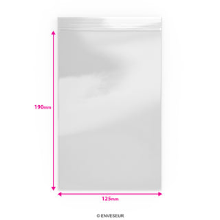 Transparente Druckverschlussbeutel