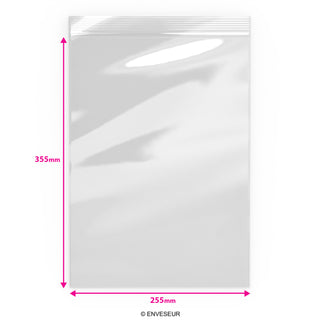 Transparente Druckverschlussbeutel