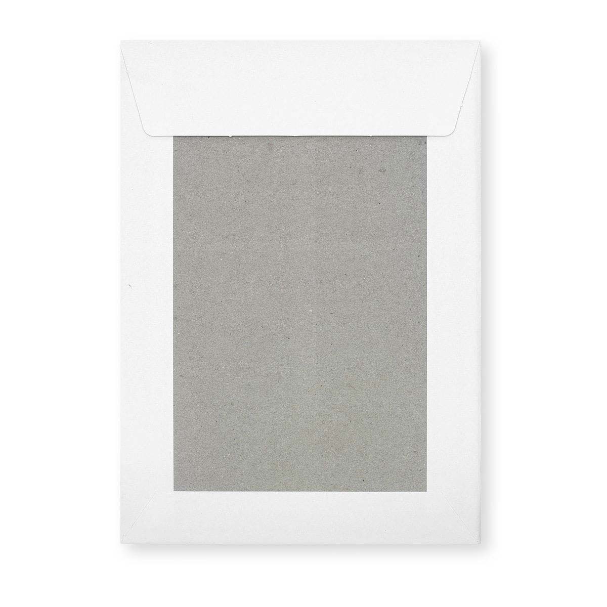 Weiße Papprückwandtasche 229x162 mm (DIN C5)