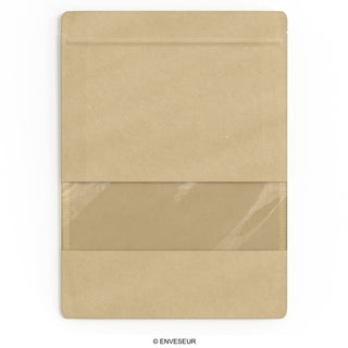 Doypack-Beutel Lebensmittel mit Fenster