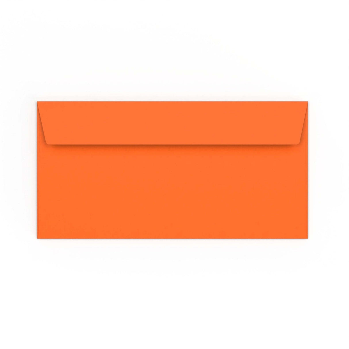 Orangefarbener Briefumschlag 110x220 mm (DL)