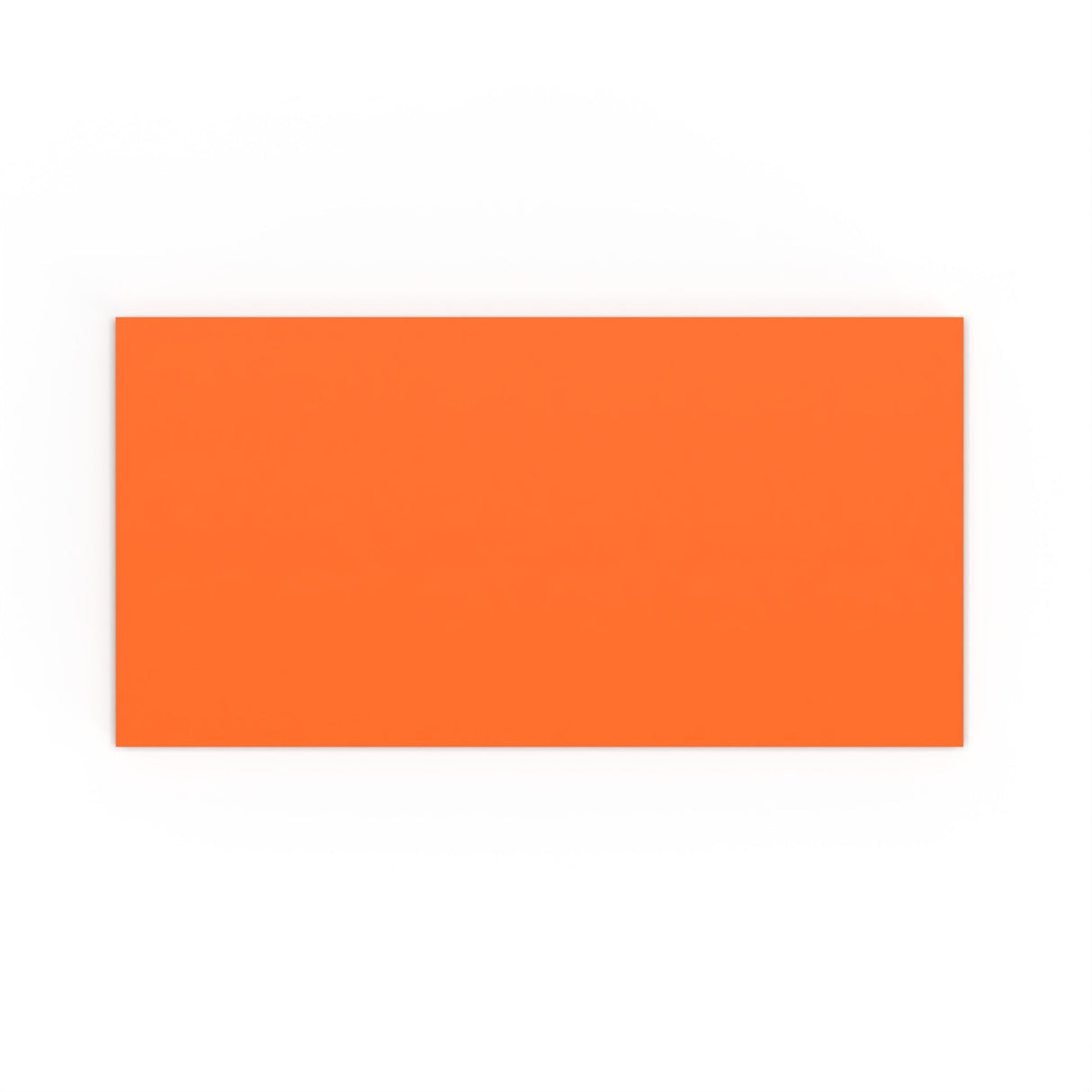 Orangefarbener Briefumschlag 110x220 mm (DL)