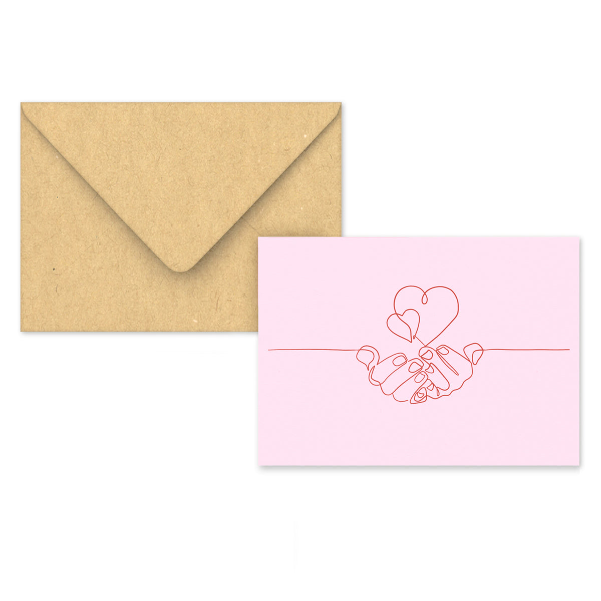 Valentinstag-Briefumschläge ”Gemeinsame Liebe”