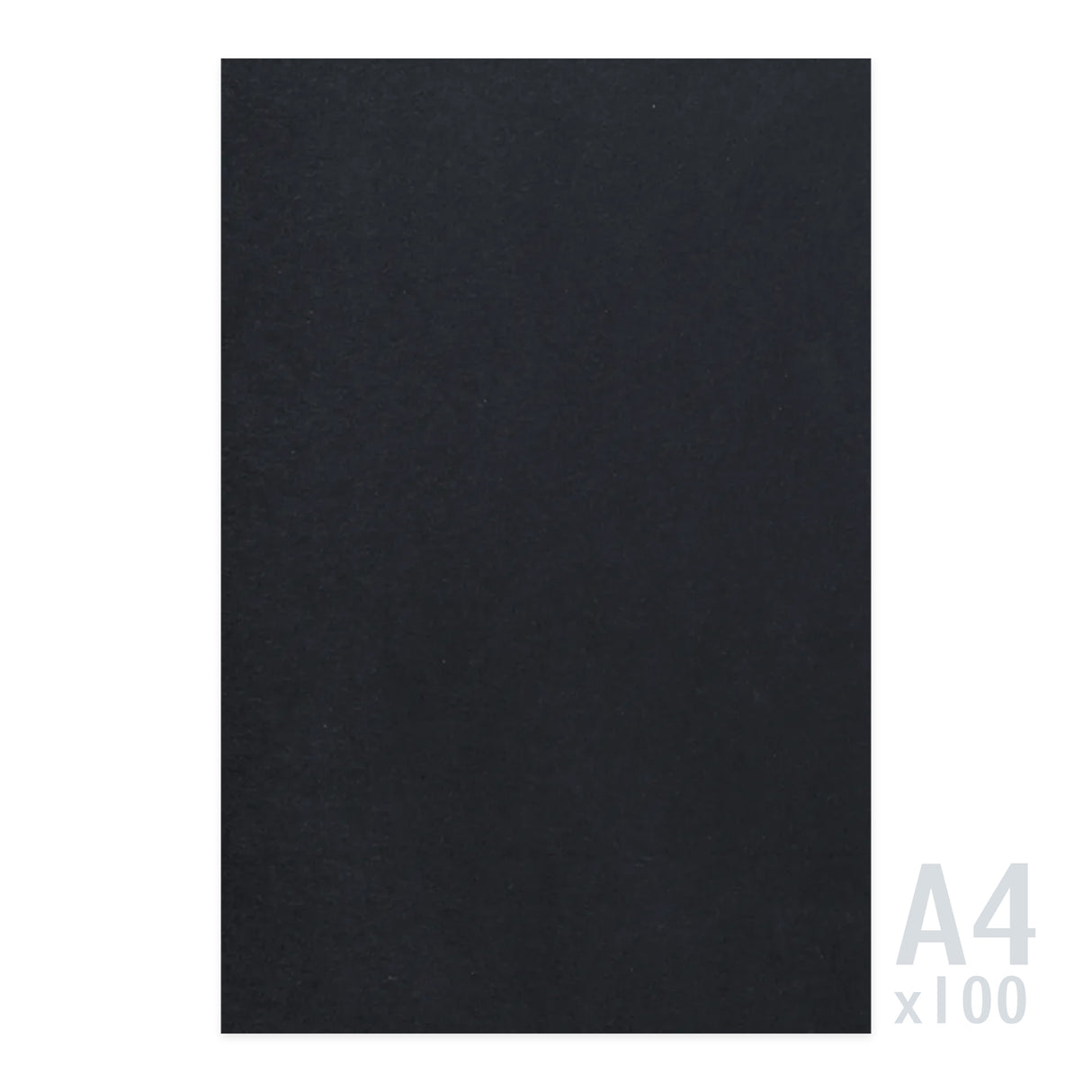 Schwarzes Papier 225g/m² - 100 A4 Blatt