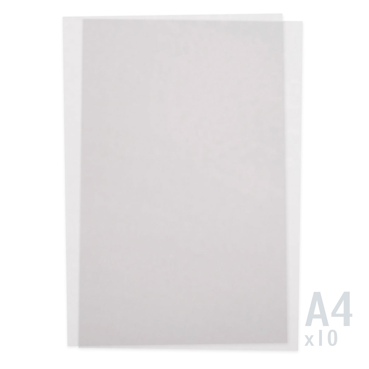 Transparentes Papier 90g/m² - 10 A4 Blatt