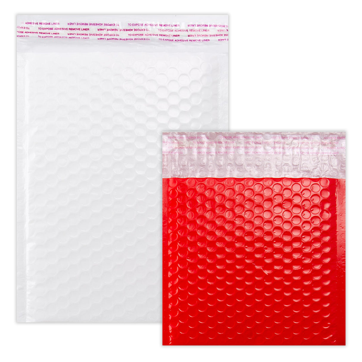 Glänzende Polyethylen-Luftpolsterversandtaschen