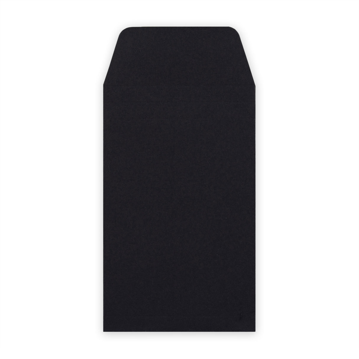 Schwarze Faltentasche 162x114x25 mm (DIN C6)
