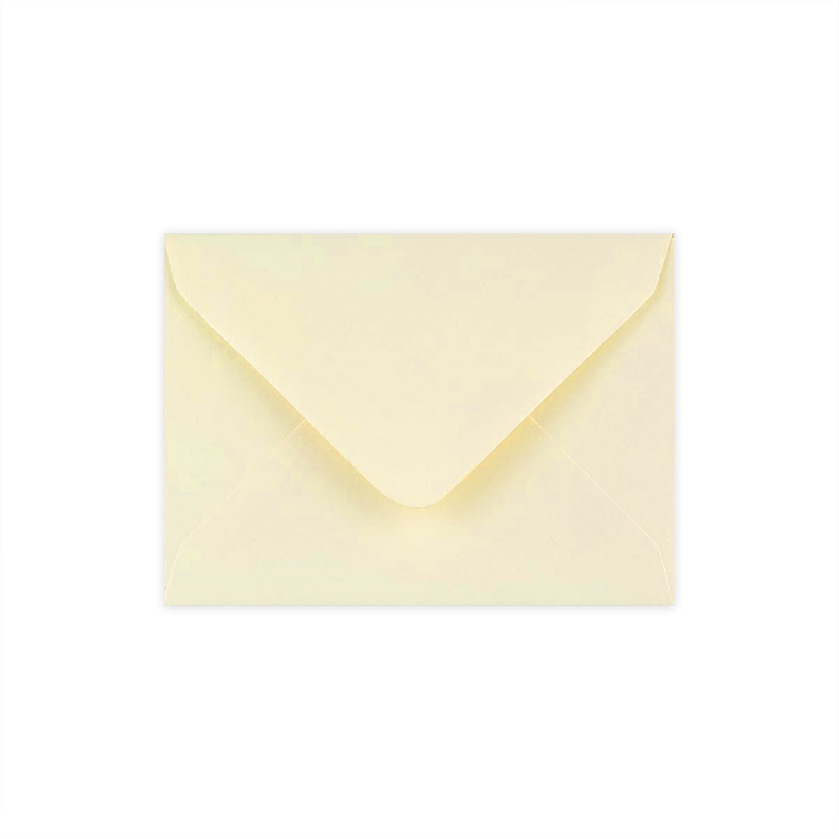 Elfenbeinfarbener Briefumschlag 82x113 mm (DIN C7)