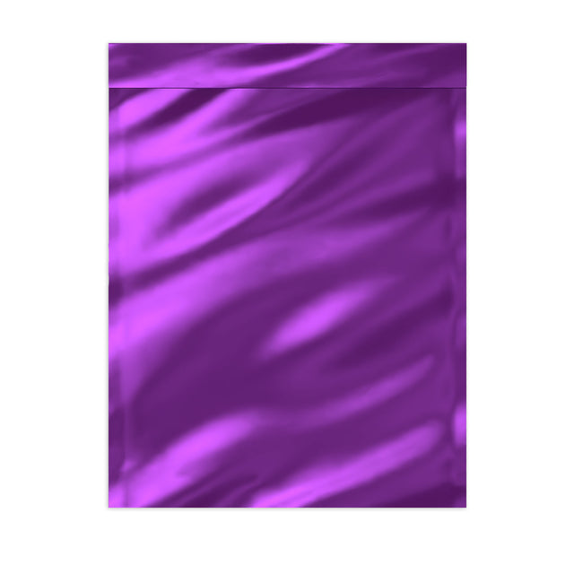 Metallic Finish Foil Bags Purple 324 x 229 mm (C4)