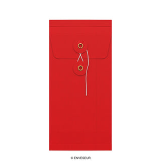 Faltentaschen mit Bindfadenverschluss