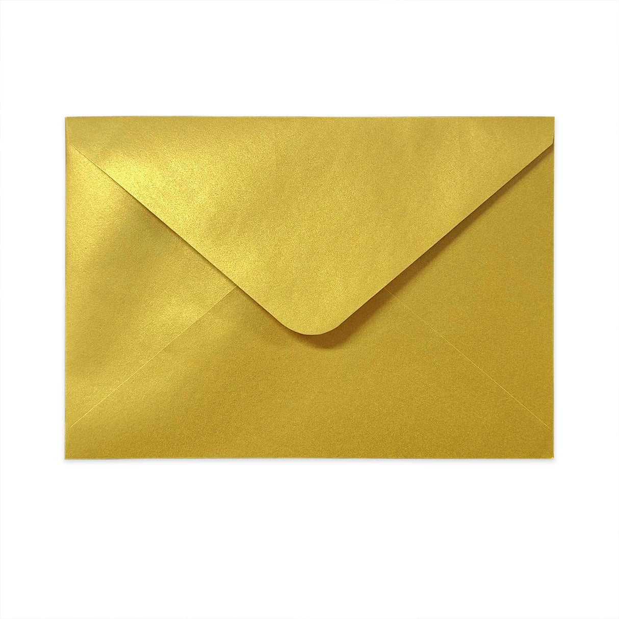 DIN C5 162X229mm - Metallic Goldener Briefumschlag 120g