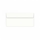 Weißer Laser-bedruckbarer Briefumschlag 110x220 mm (DL)