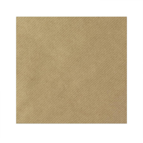Gerippter Kraftpapier-Briefumschlag 140x140 mm