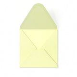 Briefumschlag Elfenbein gehämmert 110 x 110 mm