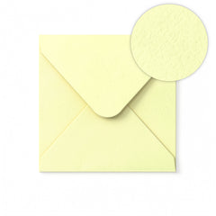 Briefumschlag Elfenbein gehämmert 155x155 mm