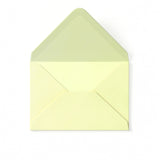 Briefumschlag Elfenbein gehämmert 65x94 mm