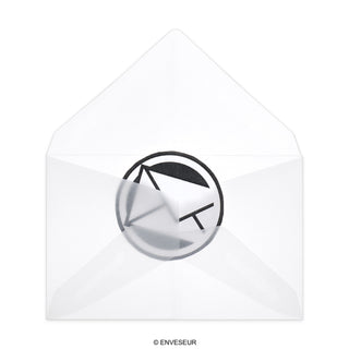 Farbige Transparente Kuverts