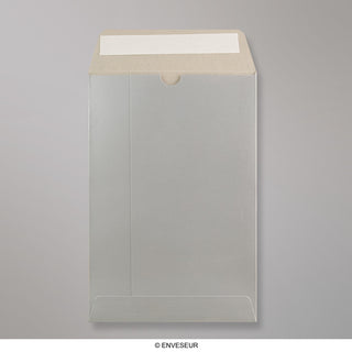 Silbern Glänzende Vollpapptasche 235x162 mm
